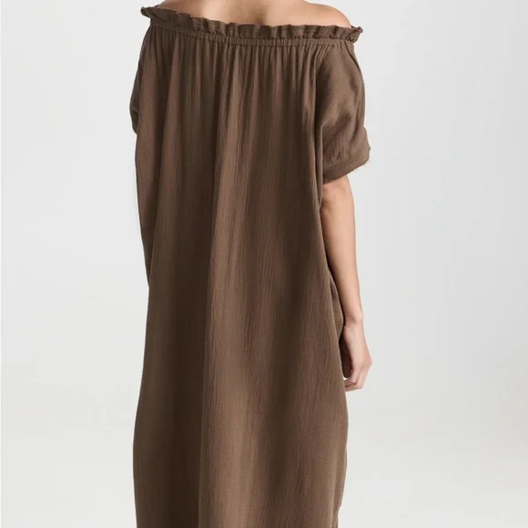 Mikoh Mirakami Off-Shoulder Maxi Dress in Komi sz M - Picture 3 of 4